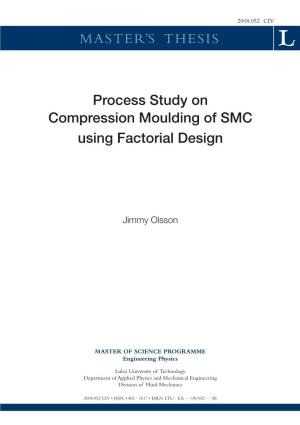 MASTER's THESIS Process Study on Compression Moulding of SMC