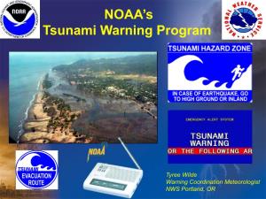 NOAA's Tsunami Warning Program