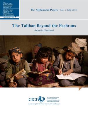 The Taliban Beyond the Pashtuns Antonio Giustozzi