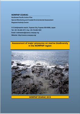 Assessment of Major Pressures on Marine Biodiversity in the NOWPAP Region
