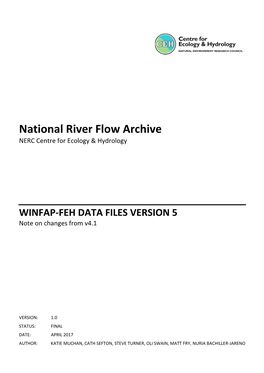 NRFA Peak Flow Dataset