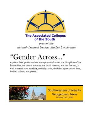 Welcome to the Eleventh ACS Gender Studies Conference