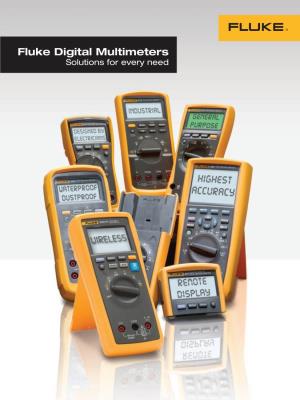 Fluke Digital Multimeters Solutions for Every Need How to Choose the Best DMM for Your Job