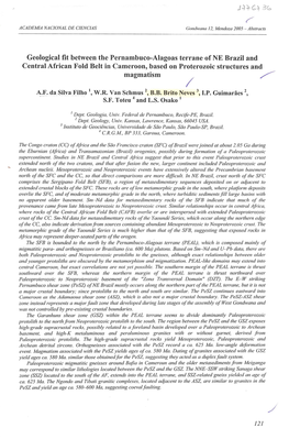 Geological Fit Between the Pernambuco-Alagoas Terrane of NE