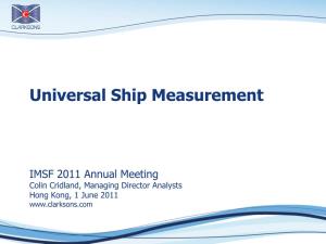 Universal Ship Measurement