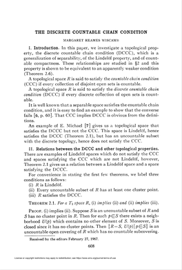 The Discrete Countable Chain Condition