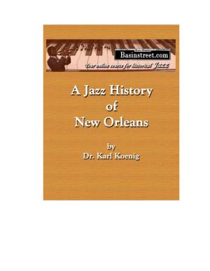 A Researcher's View on New Orleans Jazz History