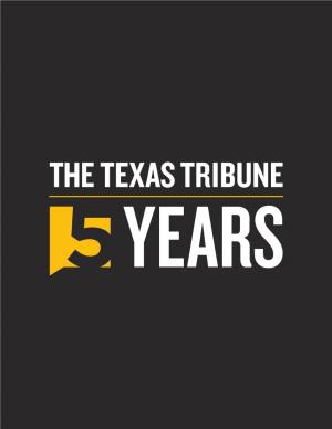 Five Years of the Texas Tribune