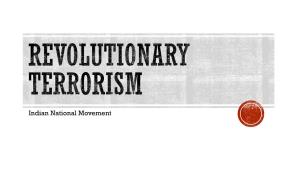 Revolutionary Terrorism