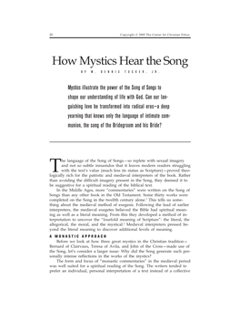 How Mystics Hear the Song by W