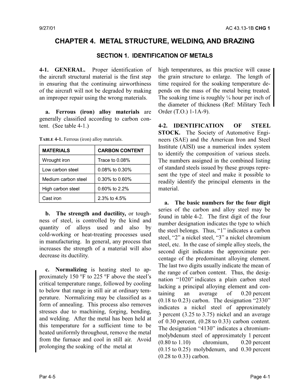 Chapter 4: Metal Structure, Welding & Brazing