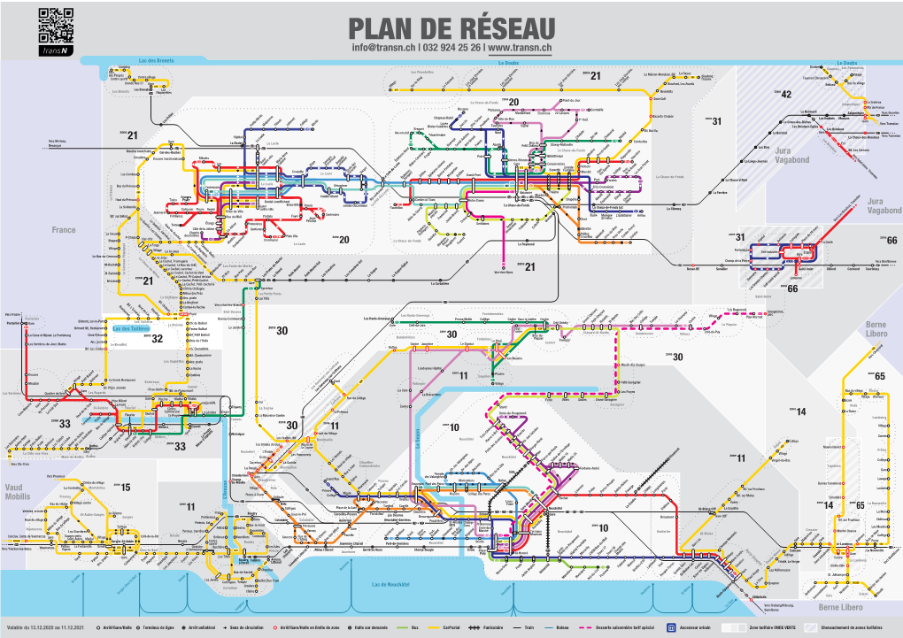 PLAN DE RÉSEAU Info@Transn.Ch | 032 924 25 26 |