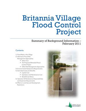 Britannia Village Flood Control Project
