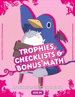 Trophies, Checklists & Bonus Math