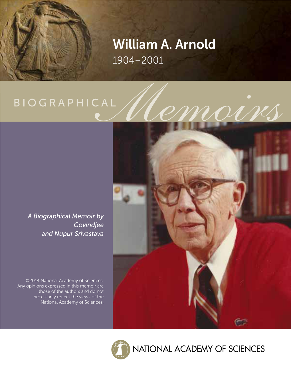 William A. Arnold 1904–2001