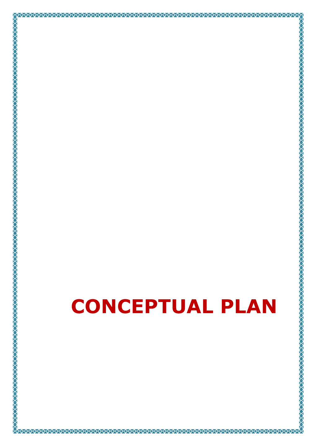 Conceptual Plan