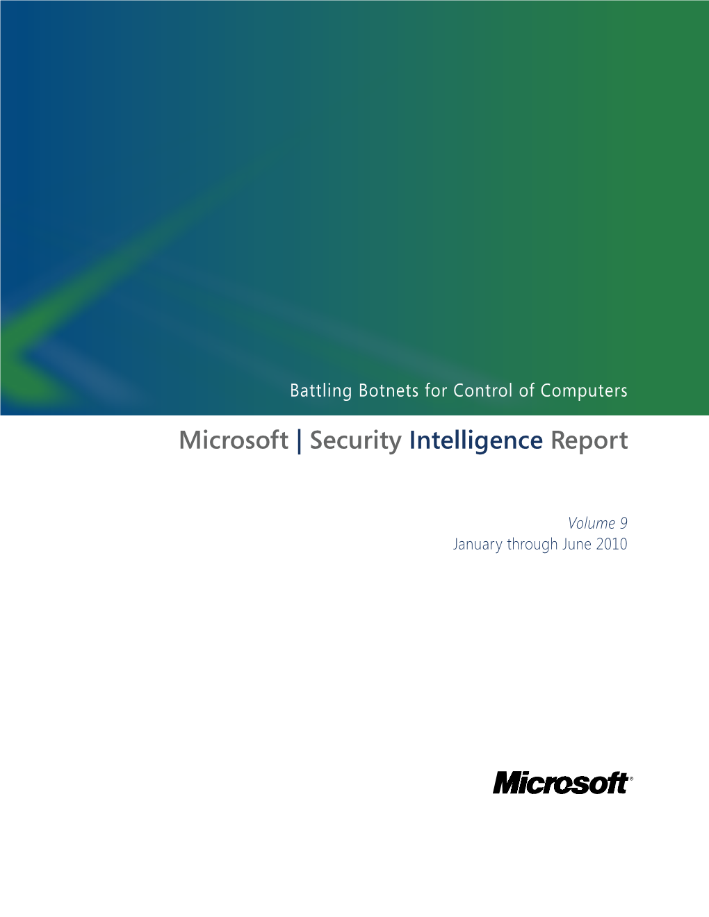 Microsoft | Security Intelligence Report