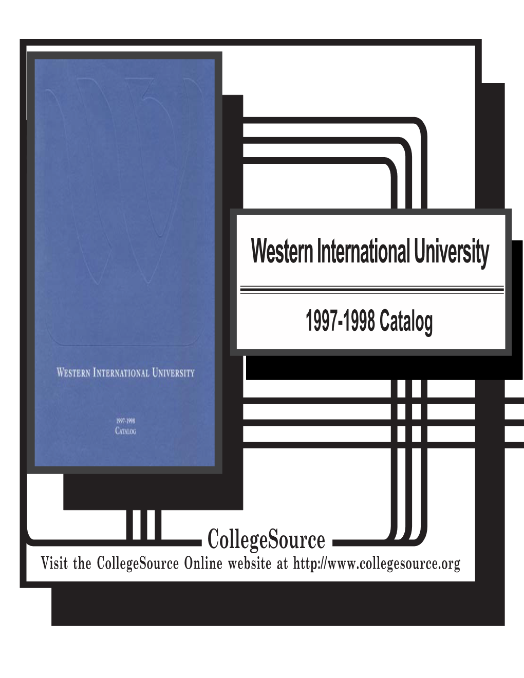1997-1998 WIU Catalog