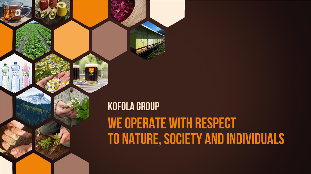 Kofola Group | Sustainability