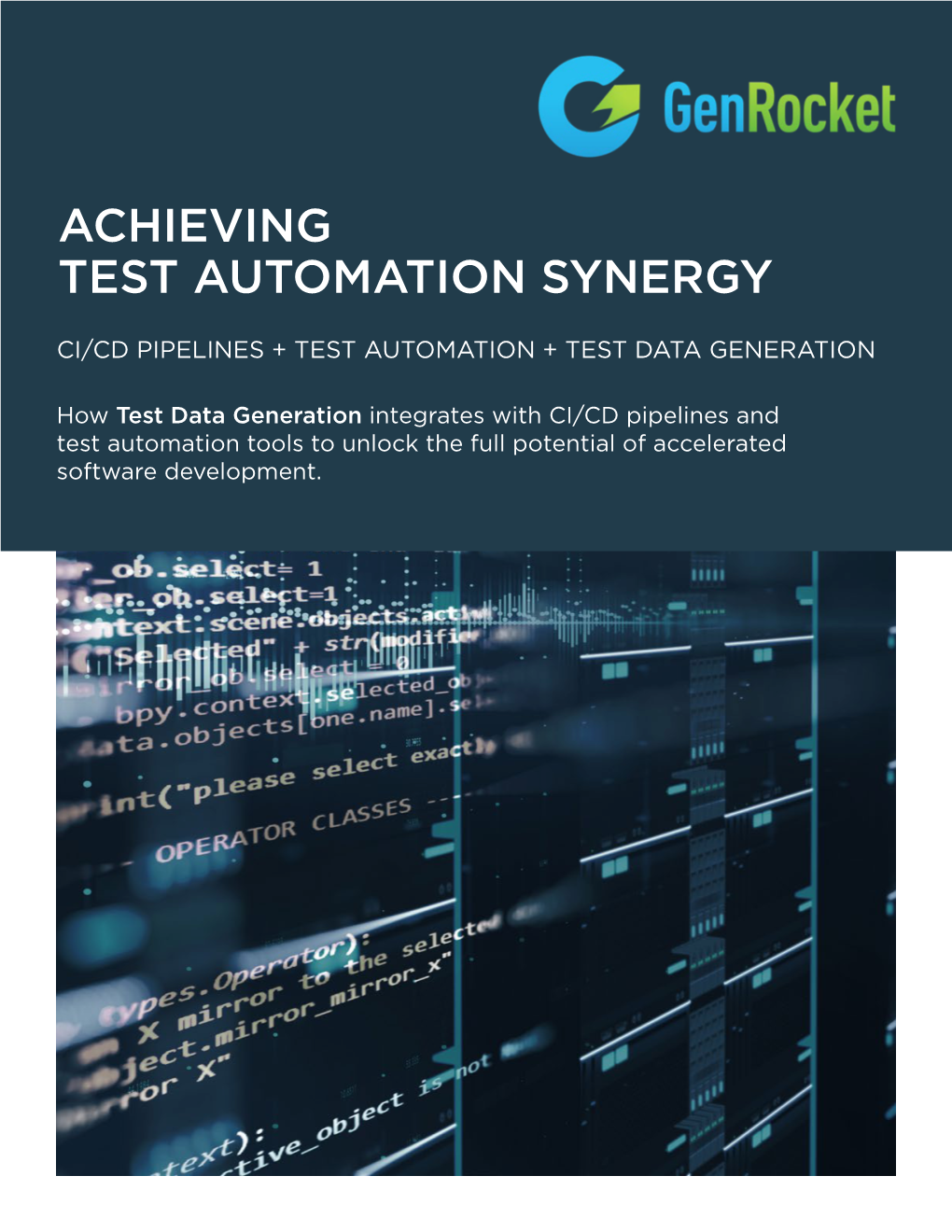 Achieving Test Automation Synergy