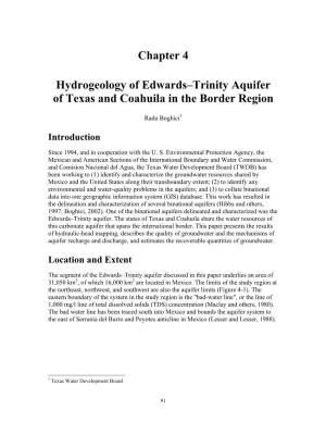Report 360 Aquifers of the Edwards Plateau Chapter 4