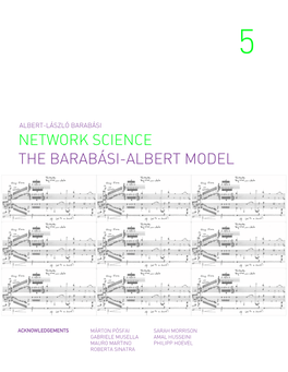 Network Science the Barabási-Albert Model