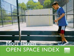 Mott Haven Open Space Index Mott Haven Open Space Index ❁ Iii Table of Contents