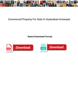 Commercial Property for Sale in Hyderabad Ameerpet