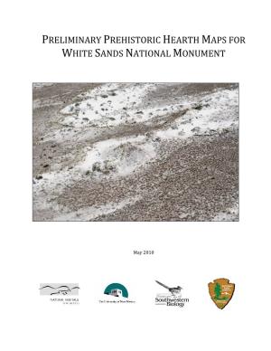 Preliminary Prehistoric Hearth Maps for White Sands National Monument