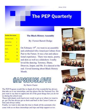 The PEP Quarterly
