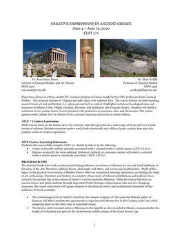 Greece 2016 Syllabus.Docx