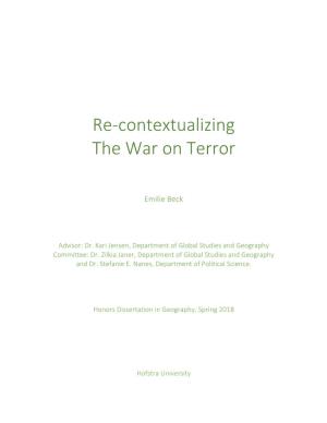 Re-Contextualizing the War on Terror