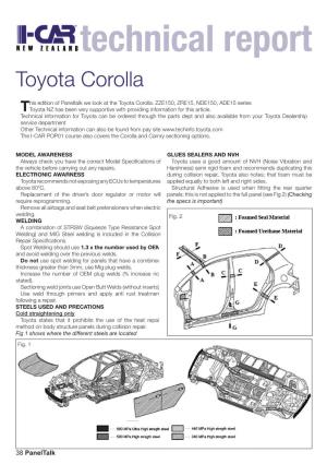 Technical Report Toyota Corolla