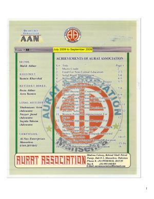 Aurat Association (AA)