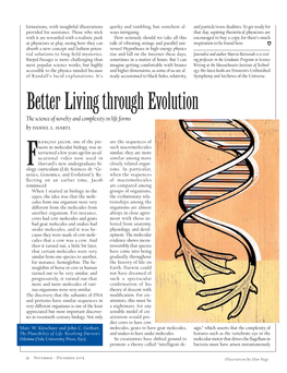 Better Living Through Evolution the Science of Novelty and Complexity in Life Forms by Daniel L