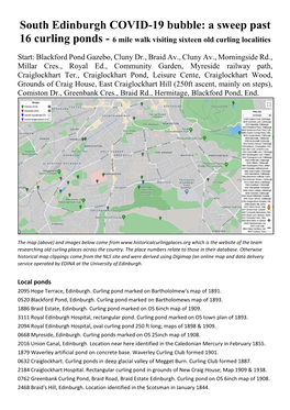 S. Edinburgh a Sweep Past Sixteen Old Curling Ponds