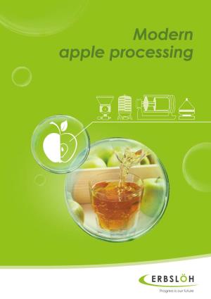Modern Apple Processing