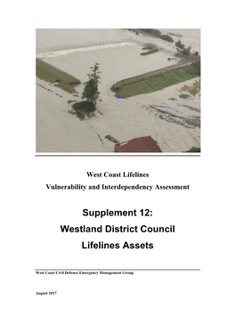 Westland District Council Lifelines Assets