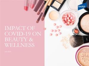 Impact of Covid-19 on Beauty & Wellness