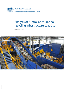 Analysis of Australia's Municipal Recycling Infrastructure Capacity