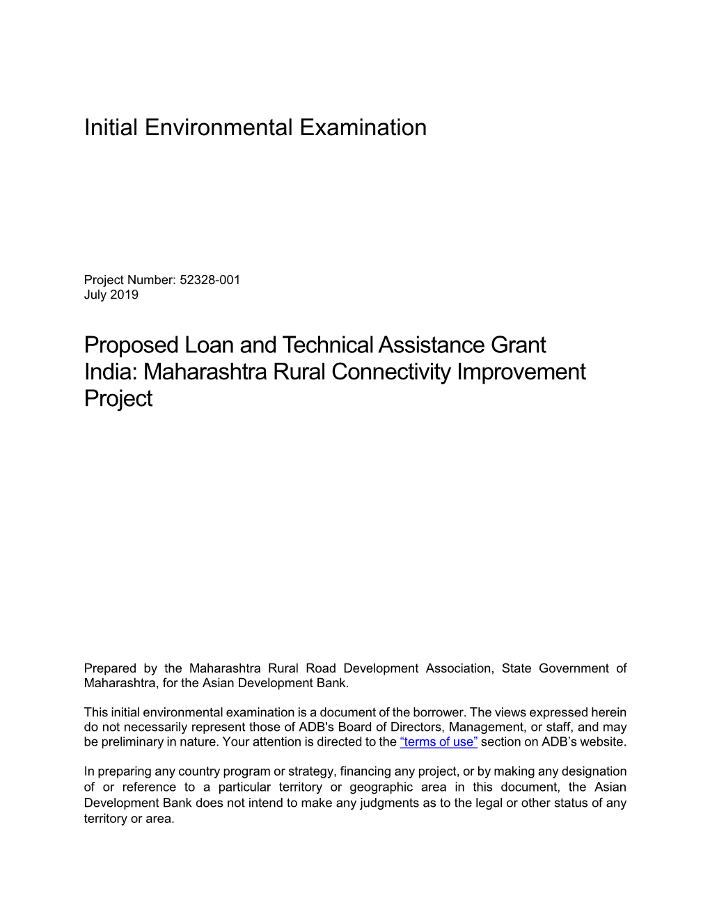 Initial Environmental Examination