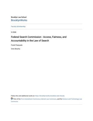 Access, Fairness, and Accountability in the Law of Search