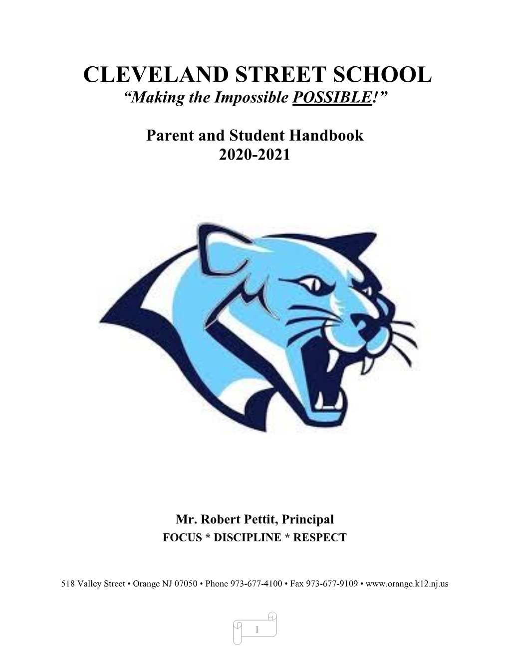 Cleveland Parent Student Handbook.Pdf