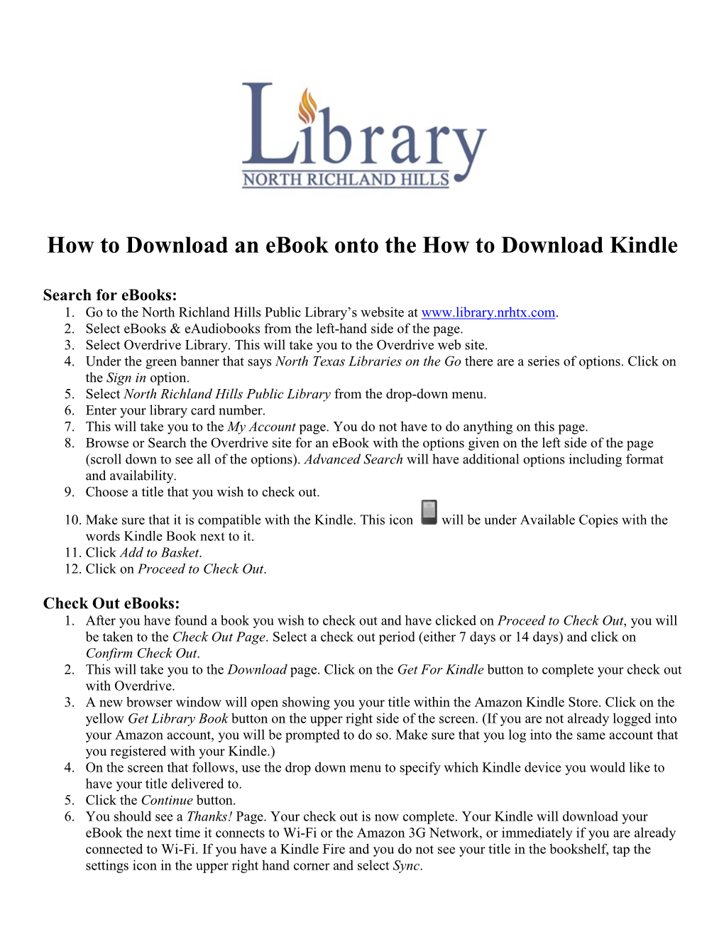 How to Download an Ebook Onto Your Kindle