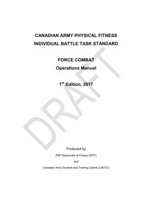 FORCE COMBAT Operations Manual
