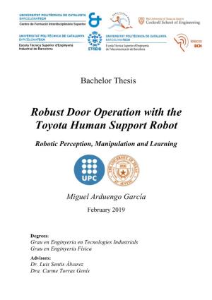 Robust Door Operation with the Toyota Human Support Robot