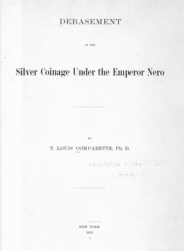 Silver Coinage Under the Emperor Nero