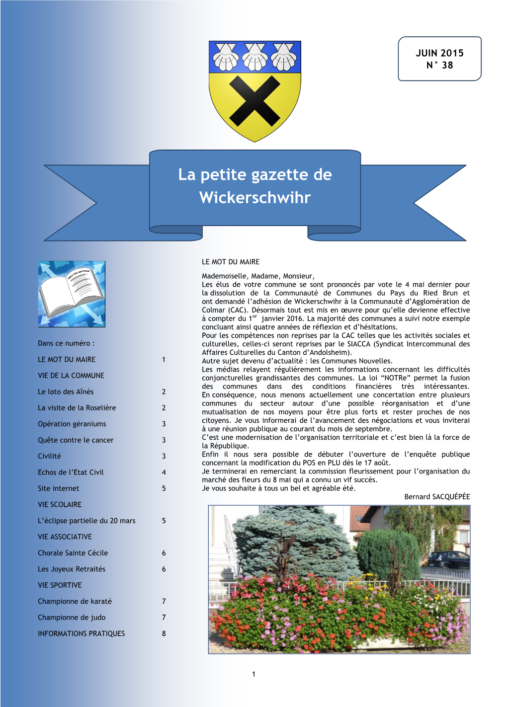 La Petite Gazette De Wickerschwihr