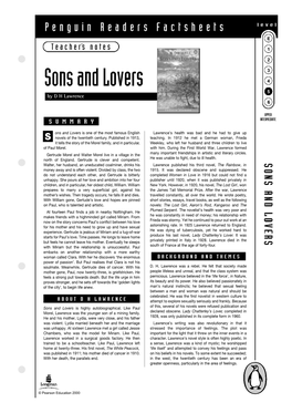 Sons and Lovers 4 5 by D H Lawrence 6