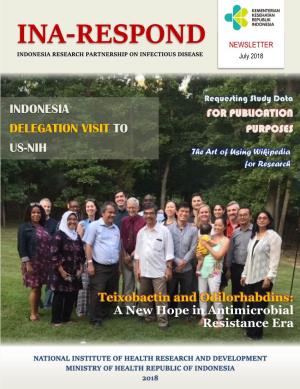 NEWSLETTER INDONESIA RESEARCH PARTNERSHIP on INFECTIOUS DISEASE July 2018